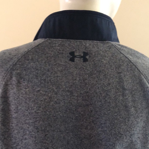 Youth Under Armour Cold Gear Snap Front Quarter Long Sleeve Shirt - Picture 4 of 4